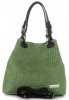 GEANȚĂ DIN PIELE shopper bag Vittoria Gotti verde V80047